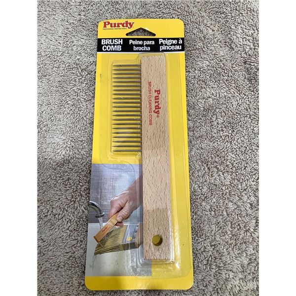 Richards wood handle paint brush cleaning comb