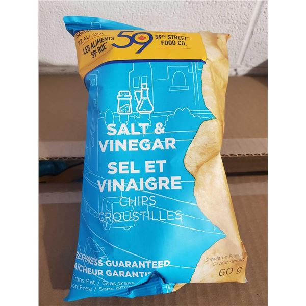 59th Street Salt & Vinegar Potato Chips 30x60g