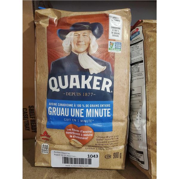 Quaker One Minute Oats 4x900g