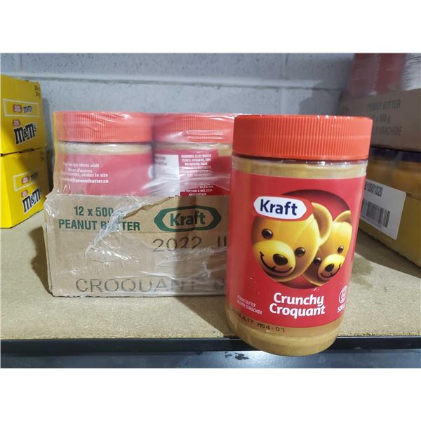 Kraft Crunchy Peanut Butter 12 X 500g
