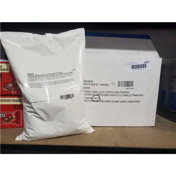 Instant French Vanilla Hot Cappuccino Powder 6x2 Lb Bags
