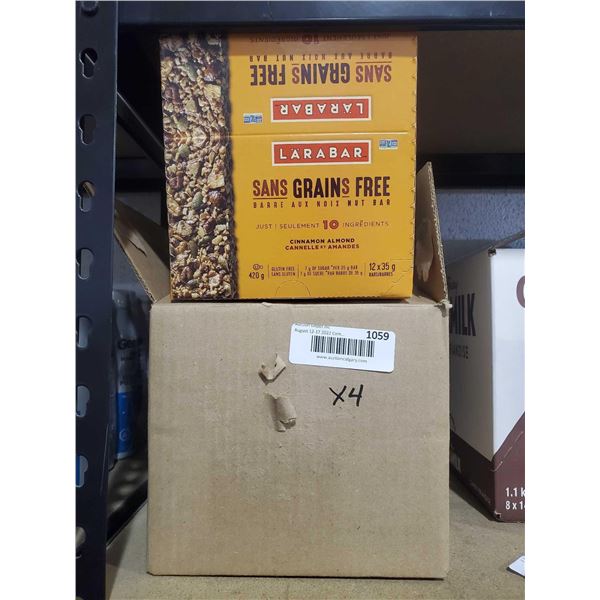 Larabar Grain Free Cinnamon Almond Snack Bars 4x(12x35g)