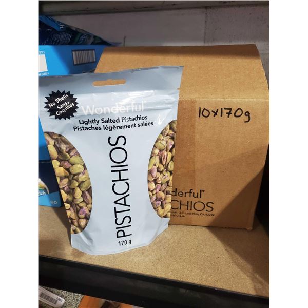 Wonderful Lightly Salted Pistachios 10x170g