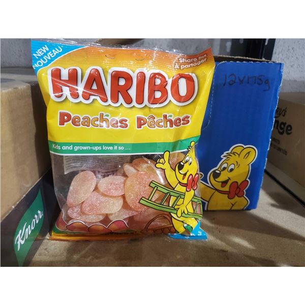 Haribo Peaches Gummie Candies 12x175g