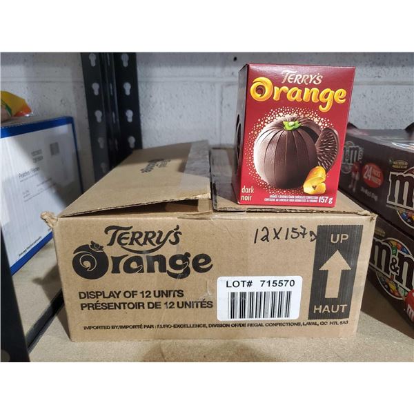 Terry's Orange Dark. Chocolate & Orange 12x157g