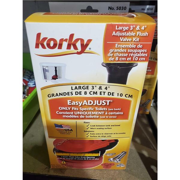 Korky Large 3&4" Adjustable Flush Valve Kit