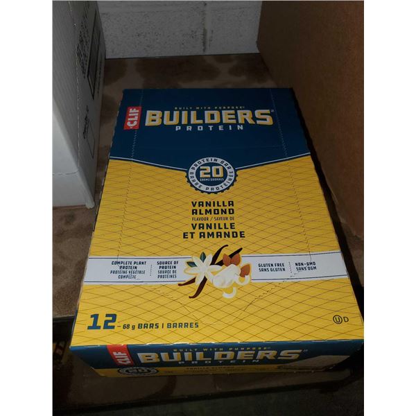 Cliff Builders Bar - Vanilla Almond 12x68g