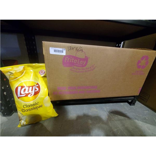 Lays Classic Potato Chips 18x165g