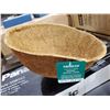 Image 2 : New Lot of Panacea Coconut Fiber 12" Round Basket Planter Liner