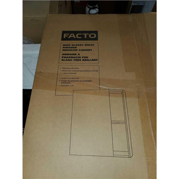 New Facto  Medicine Cabinet - High-Gloss White