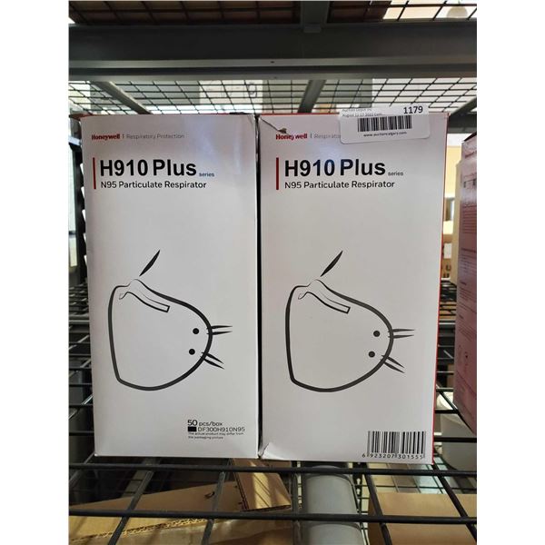 Honeywell H910 Plus - N95 Particulate Respirators 2X50pc