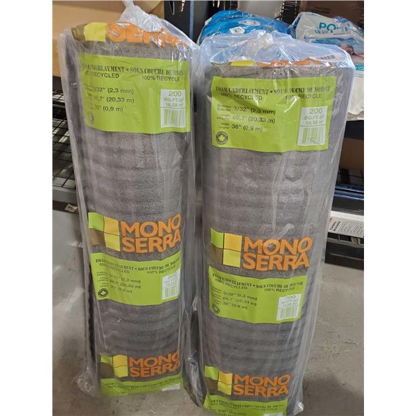 New Mono Sierra Underlayment 200 sq ft - Lot of 2
