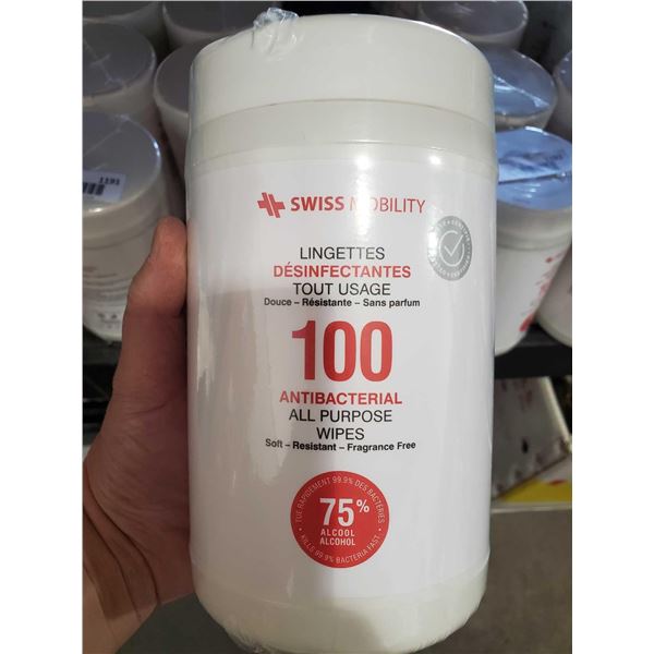 Swill Mobility Antibacterial Disinfectant Wipes 12X100 wipes