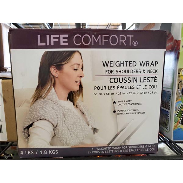 Life Comfort Weighted Shoulder & Neck Wrap - 4 Lbs