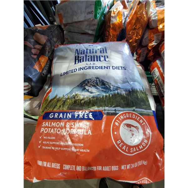 Natural Balance Grain Free Salmon dog food - 24lbs