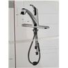 Image 4 : NEW Pfister Shelton Polished Chrome Finish Pull out kitche faucet set