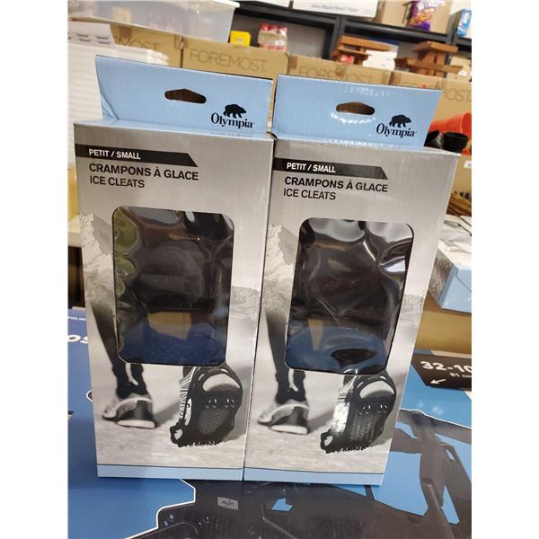 Lot of 2 sets of NEW Crampon Ice Cleats - small