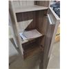 Image 2 : NEW Luxo Marble Relax shelving unit with door 54 inch high