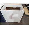 Image 1 : NEW white 31 inch vanity cabinet, double door