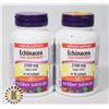 Image 1 : LOT OF 2 ECHINACEA  2100MG SOFTGELS 90 COUNT