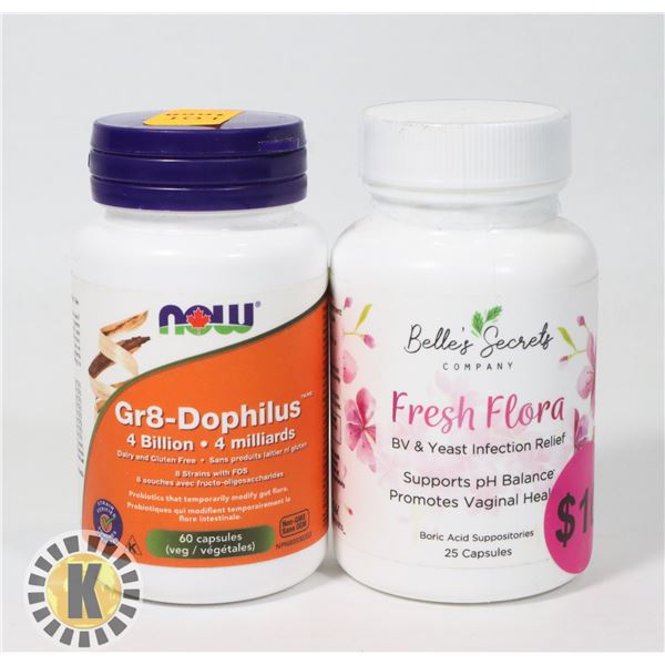 LOT OF FRESH FLORA & GR8-DOPHILUS