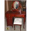 Image 1 : VINTAGE VANITY/ MAKE UP/ JEWELRY TABLE