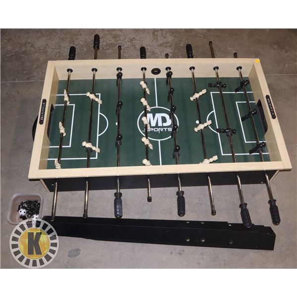 FOOSBALL TABLE WITH BUILT IN SCORE KEEPING