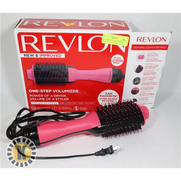 REVLON ONE STEP HAIR DRYER AND VOLUMIZER PINK