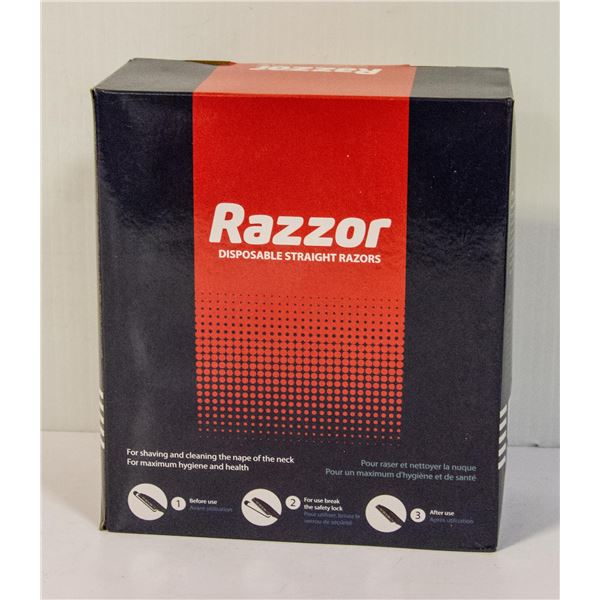 BOX OF 100 DETAILING RAZORS