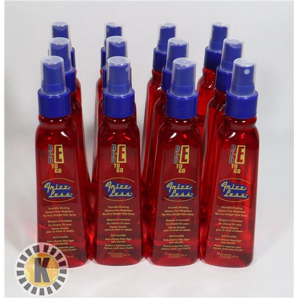 FULL CASE OF RED-E TO GO FRIZZ-LESS STYLING SPRAY