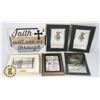 Image 1 : LOT OF 6 ASSORTED PICTURE FRAMES
