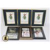 LOT OF 6 ASSORTED SMALL PICTURE FRAMES