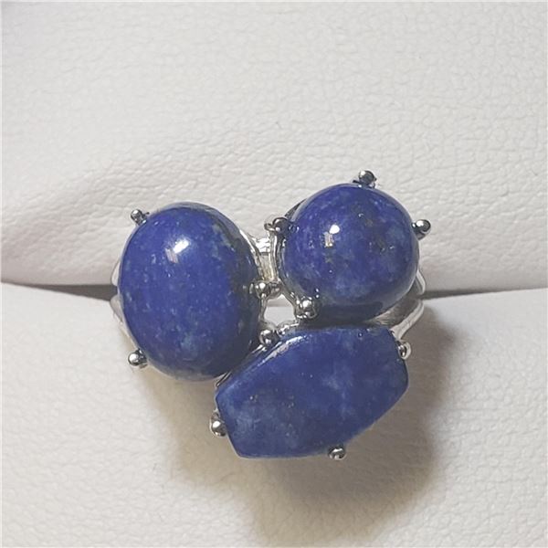 SILVER LAPIS(6.1CT) RING