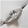 Image 2 : SILVER CUBIC ZIRCONIA RING