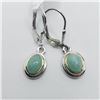 Image 2 : SILVER EMERALD(2.1CT)  EARRINGS