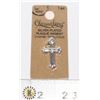 Image 1 : NEW SILVERPLATED CROSS CHARM/ PENDANT