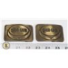 Image 1 : LOT OF 2 SHUR GAIN CENTURY CANADA BELT BUCKLES