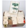 Image 1 : BOX OF SCOTCH BUY PAPER TOWELS, NAPKINS AND STRAWS
