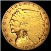 Image 1 : 1909 $2.50 Gold Quarter Eagle LIGHTLY CIRCULATED