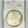 Image 1 : 1884 Morgan Silver Dollar ANA-MS63