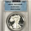 Image 1 : 1991-S Silver Eagle ANACS-PR70 DCAM