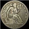 Image 1 : 1849-O 13 Stars Seated Liberty Half Dollar NICE