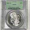 Image 1 : 1881-S Morgan Silver Dollar PCGS-MS65