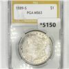 Image 1 : 1889-S Morgan Silver Dollar PGA-MS63