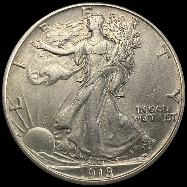 1918-S Walking Liberty Half Dollar UNCIRCULATED