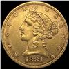 Image 1 : 1881 $5 Gold Half Eagle UNCIRCULATED
