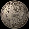 Image 1 : 1890-CC Morgan Silver Dollar ABOUT UNCIRCULATED