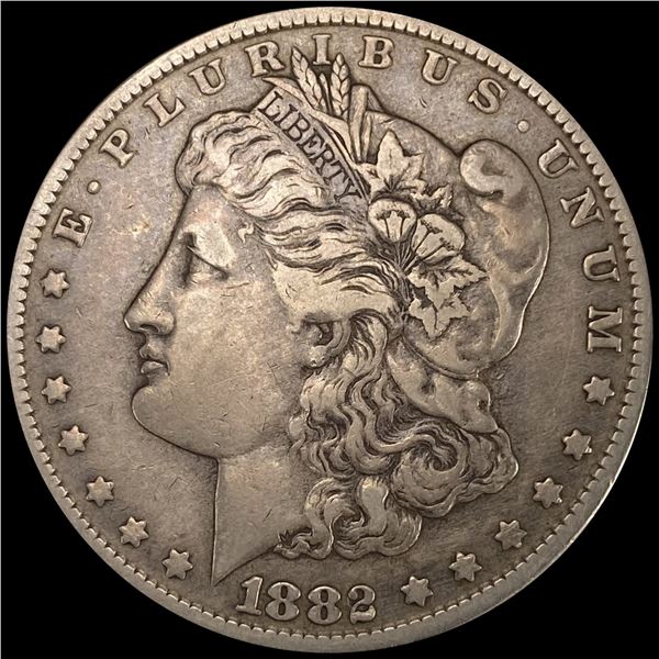 1882-CC Morgan Silver Dollar ABOUT UNCIRCULATED