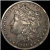 Image 1 : 1891-CC Morgan Silver Dollar ABOUT UNCIRCULATED