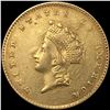 Image 1 : 1855 Ty 2 Rare Gold Dollar CLOSELY UNCIRCULATED